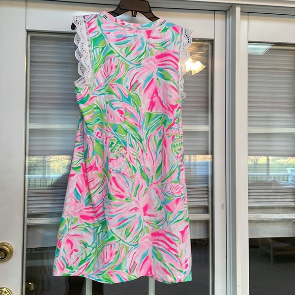 Lily Pulitzer Dress. Size L - Picture 4 of 6